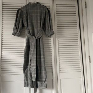 Plaid Tie Zara Dress
